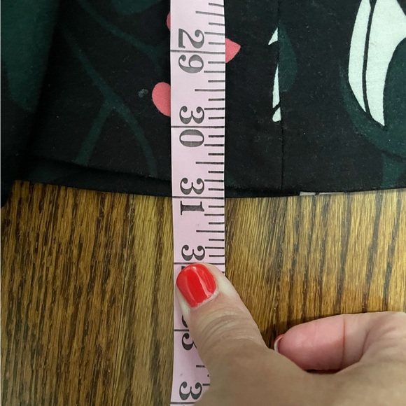 Kate Spade Black Dress Floral Bell Sleeve Size XS - Picture 8 of 8